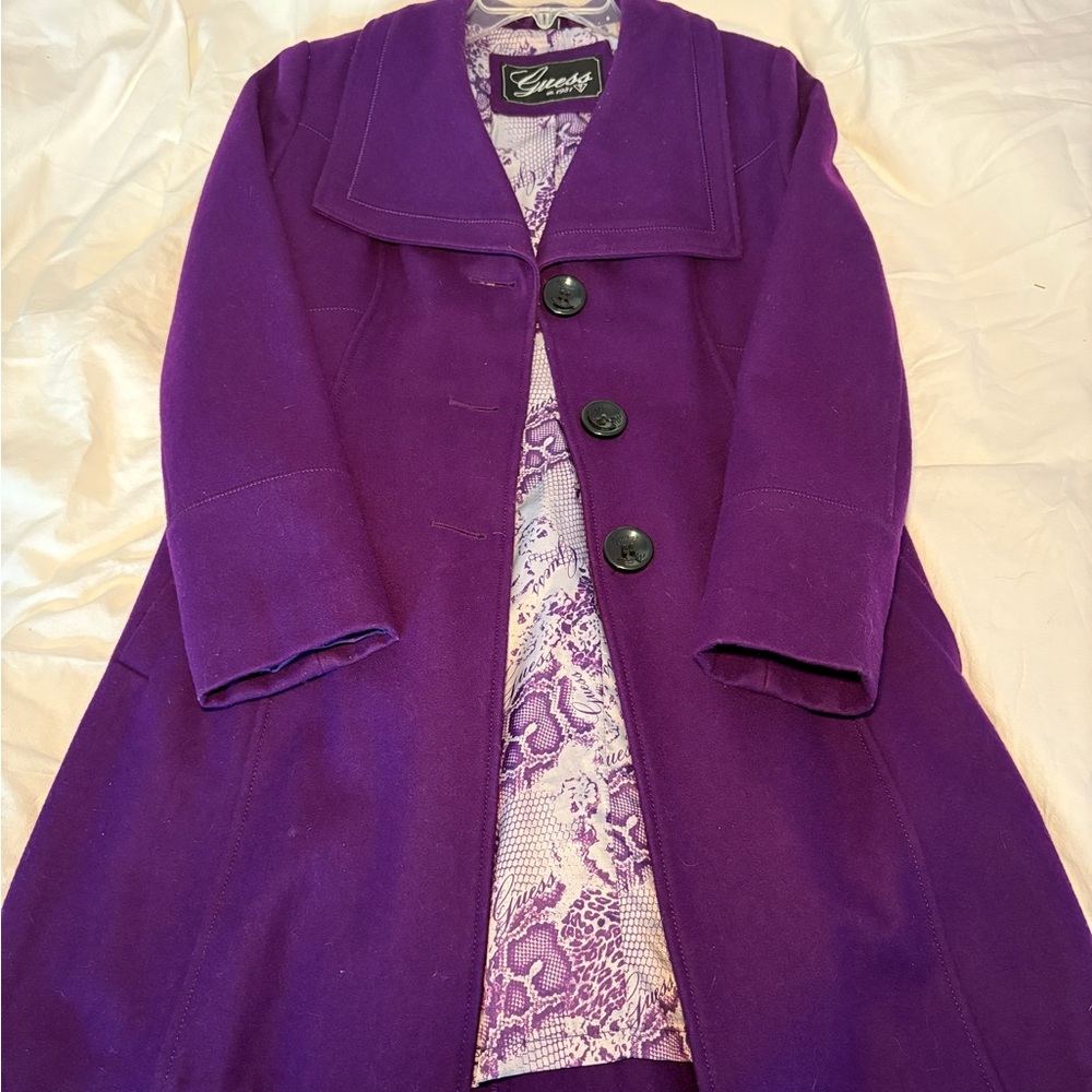 Guess vintage Purple Trench Coat for Women